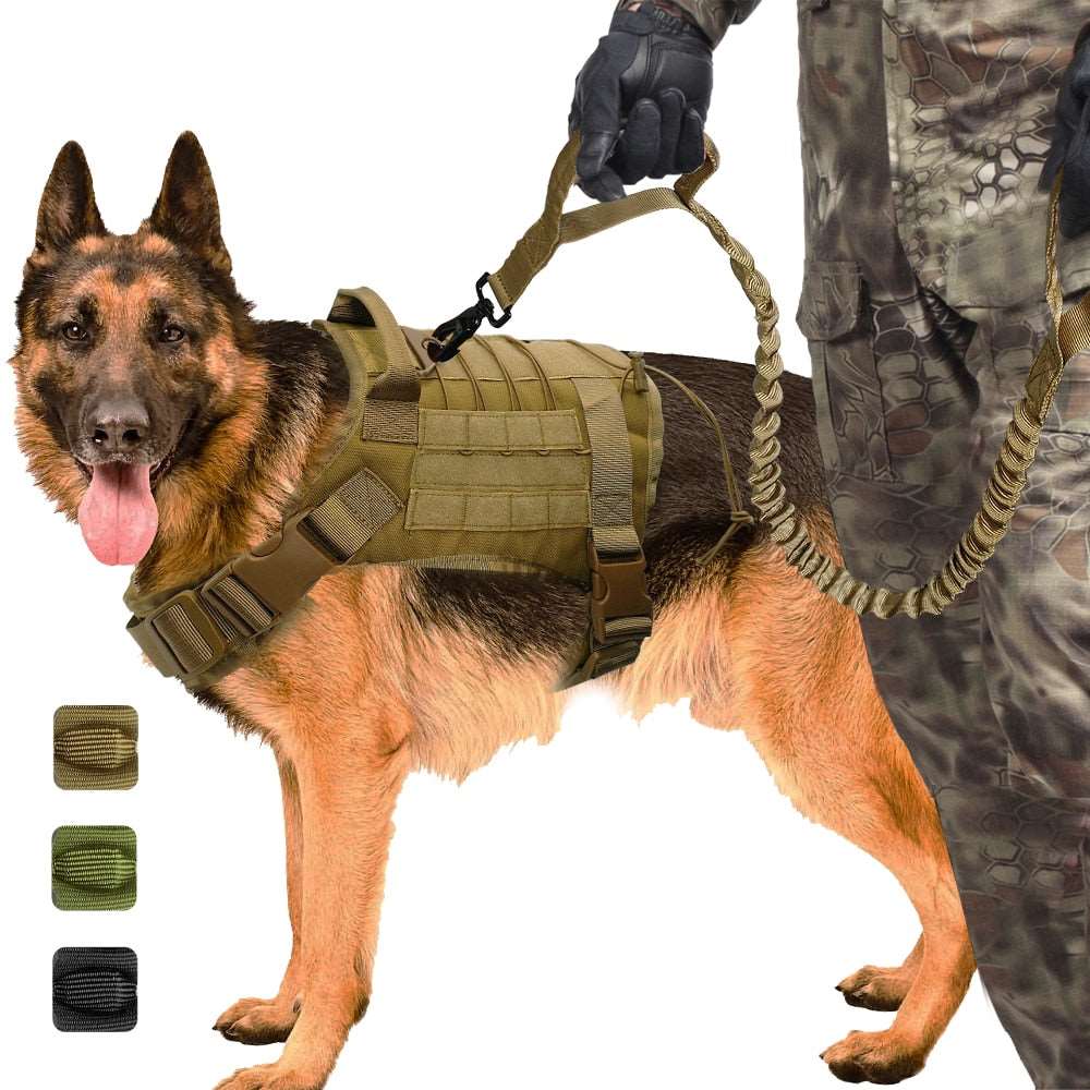 tactical dog harness with handle