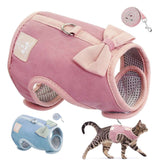 Bowknot Dog Mesh Harness Vest.
