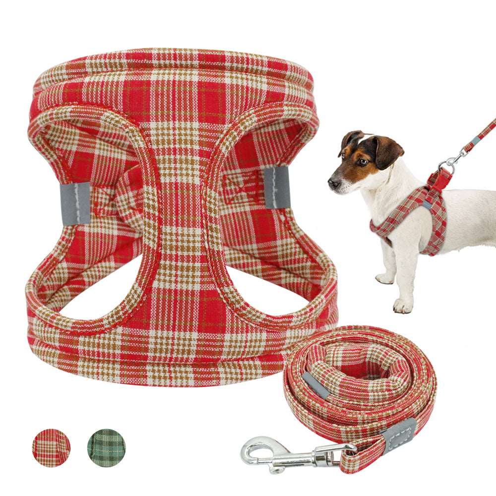 Dog Harness Vest Leash Set.