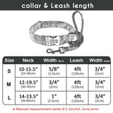 Printed Personalized Dog Leash Set.