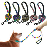 Long Strong Colorful Patterned Dog Leash
