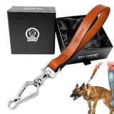 Leather Short Dog Leash.