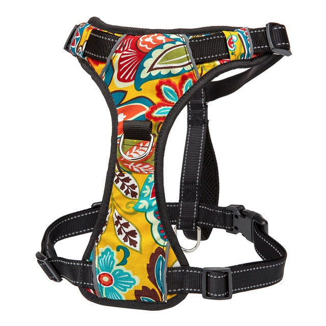 Artistic Dog Reflective Harness.