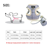 Plaid Style Dog Harness.