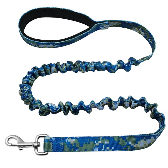 Nylon Camo Bungee Dog Leash.