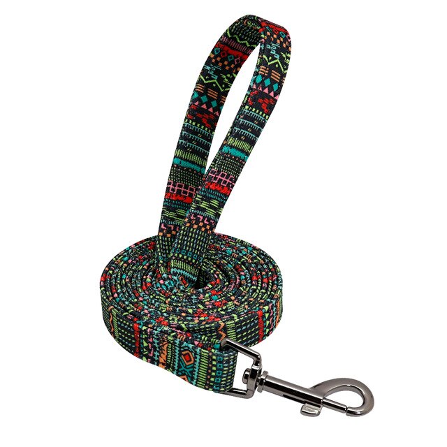 Nylon Printed Dog Leash.