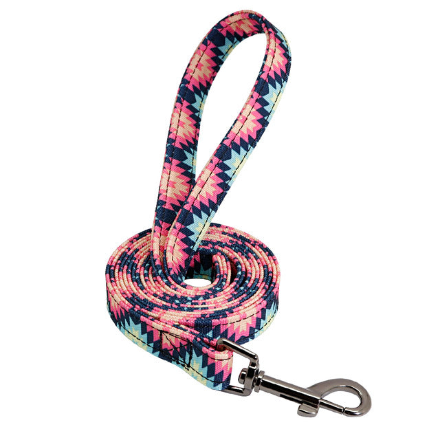Nylon Printed Dog Leash.
