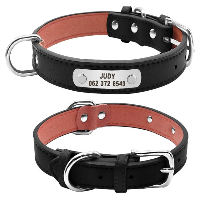 Customized Leather Pet Collar.