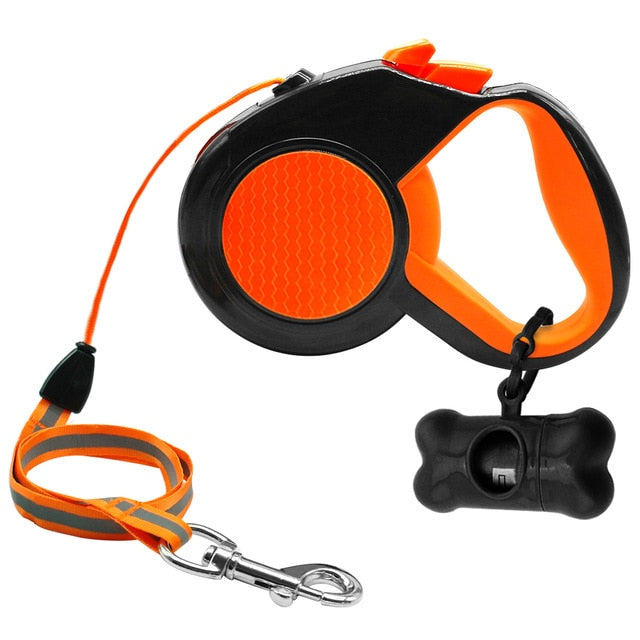 Retractable Extending Dog Leash.