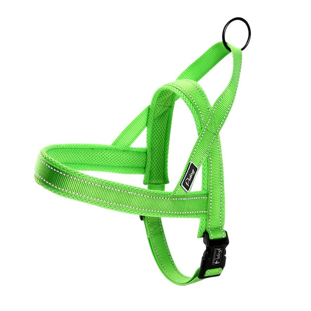 best reflective green dog harness