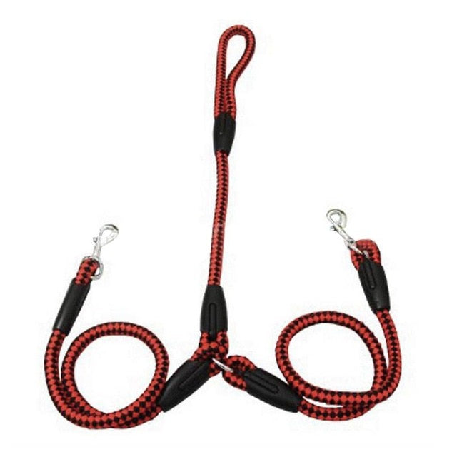 dual braided leash