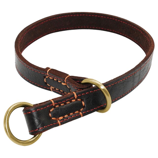 Handmade Genuine Leather Dog Collar.