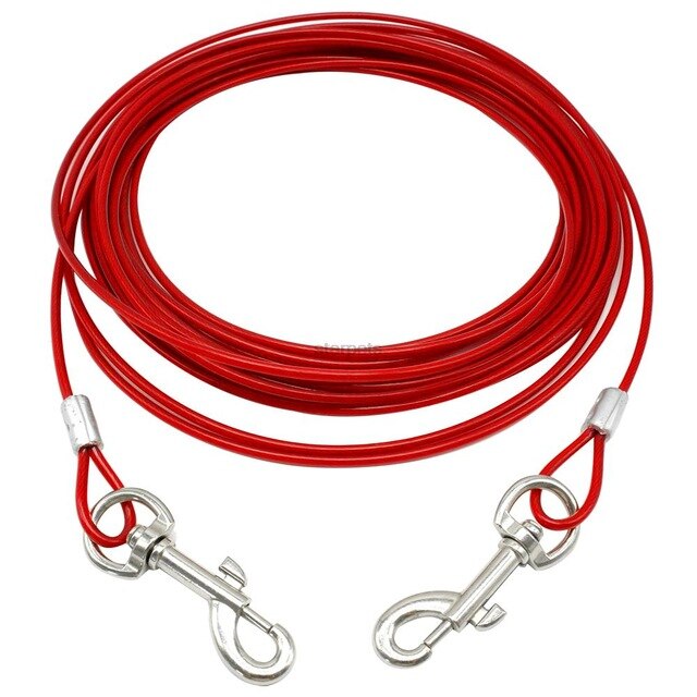 cable dog leash