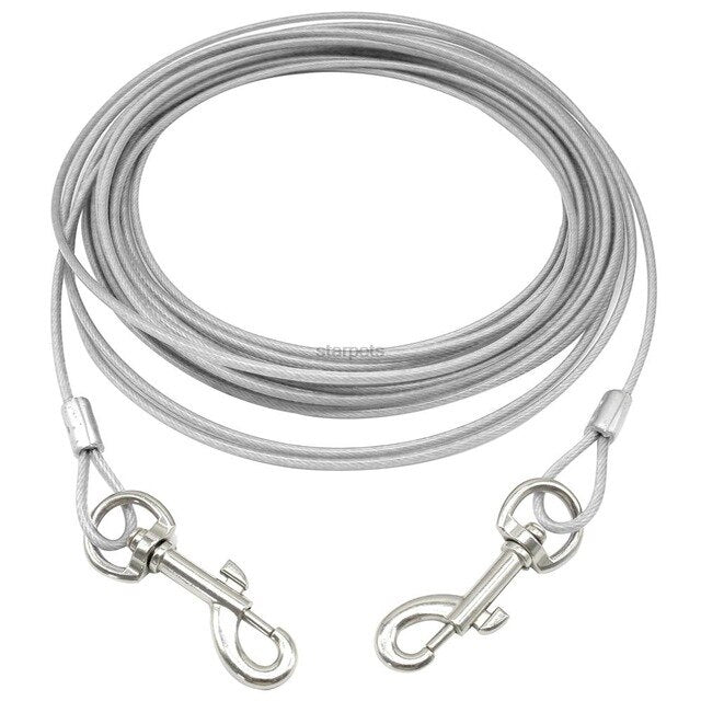 steel cable dog leash