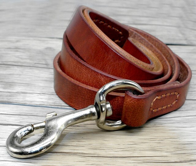 Leather Dog Leash.