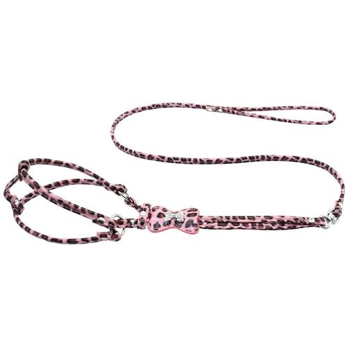 Leather Diamante Bling Dog Harness.