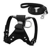 Suede Leather Dog Harness.