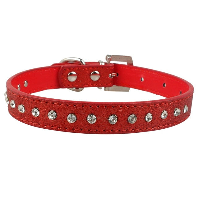 Rhinestone Pet Dog Collar