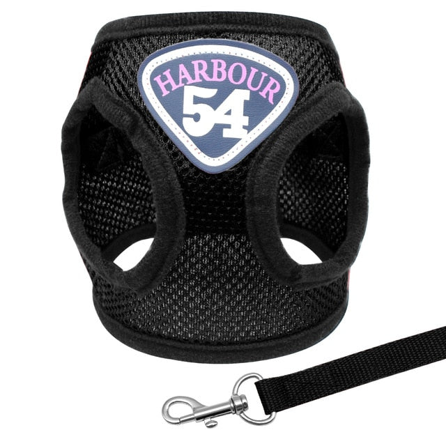 Adjustable Pet Harness Vest Set.