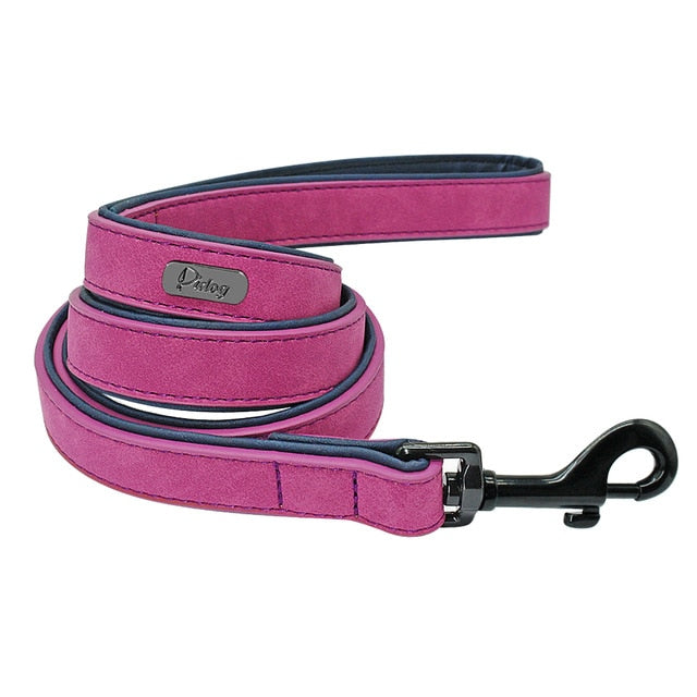 Leather Personalized Dog Leash.