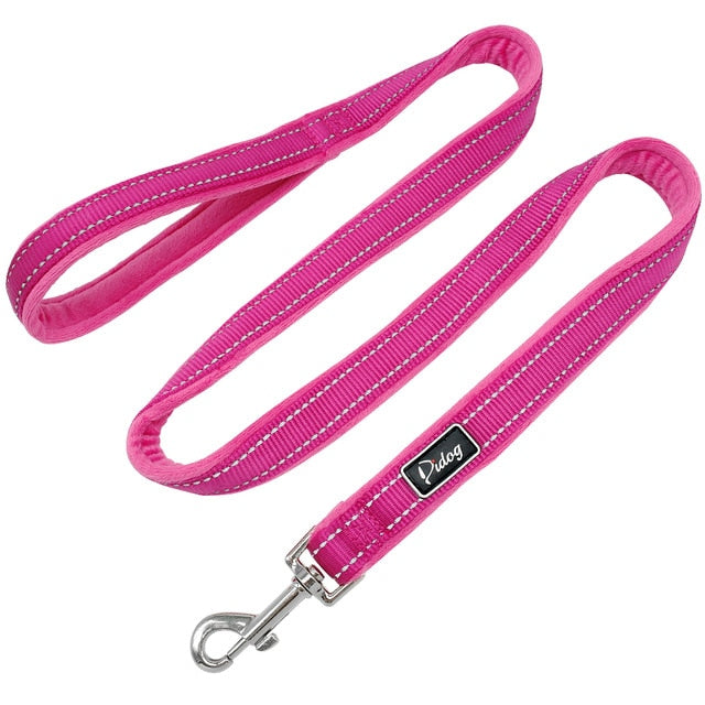 pink Padded leash belt for dog walking