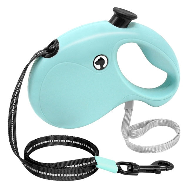 Reflective 5m Retractable Dog Leash.