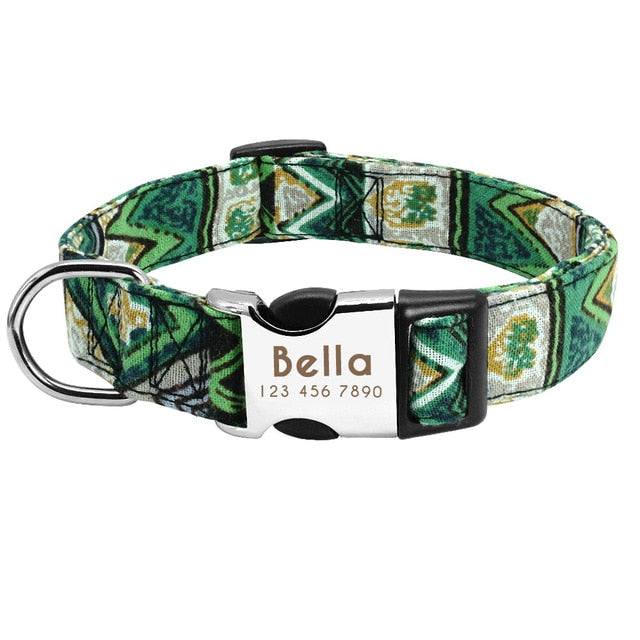 Personalized Plate Dog Collar.