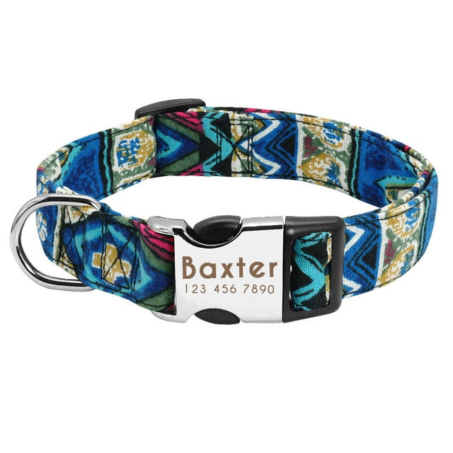 Personalized Plate Dog Collar.