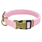 Personalized Nylon Dog Collar.