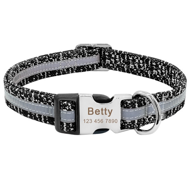 Personalized Reflective Dog Collars