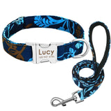 Printed Personalized Dog Leash Set.