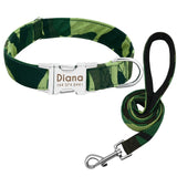 Printed Personalized Dog Leash Set.