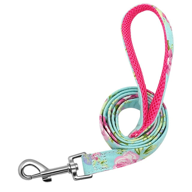 Printed Personalized Dog Leash Set.