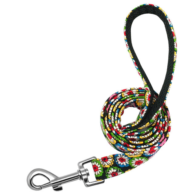 Printed Personalized Dog Leash Set.