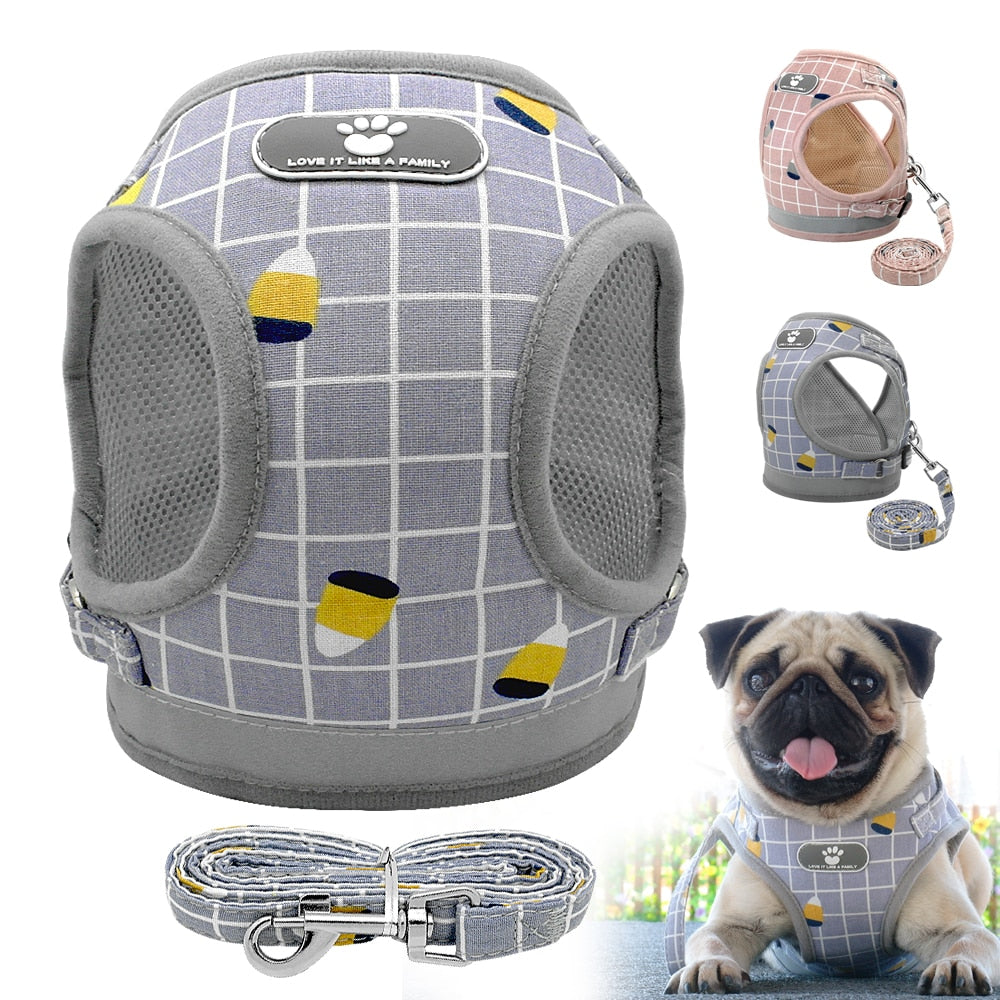 Soft Mesh Dog Harness.