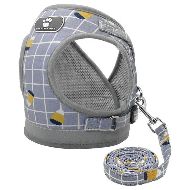 Soft Mesh Dog Harness.