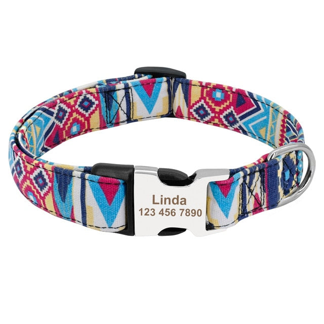 Printed Custom Dog Collar.